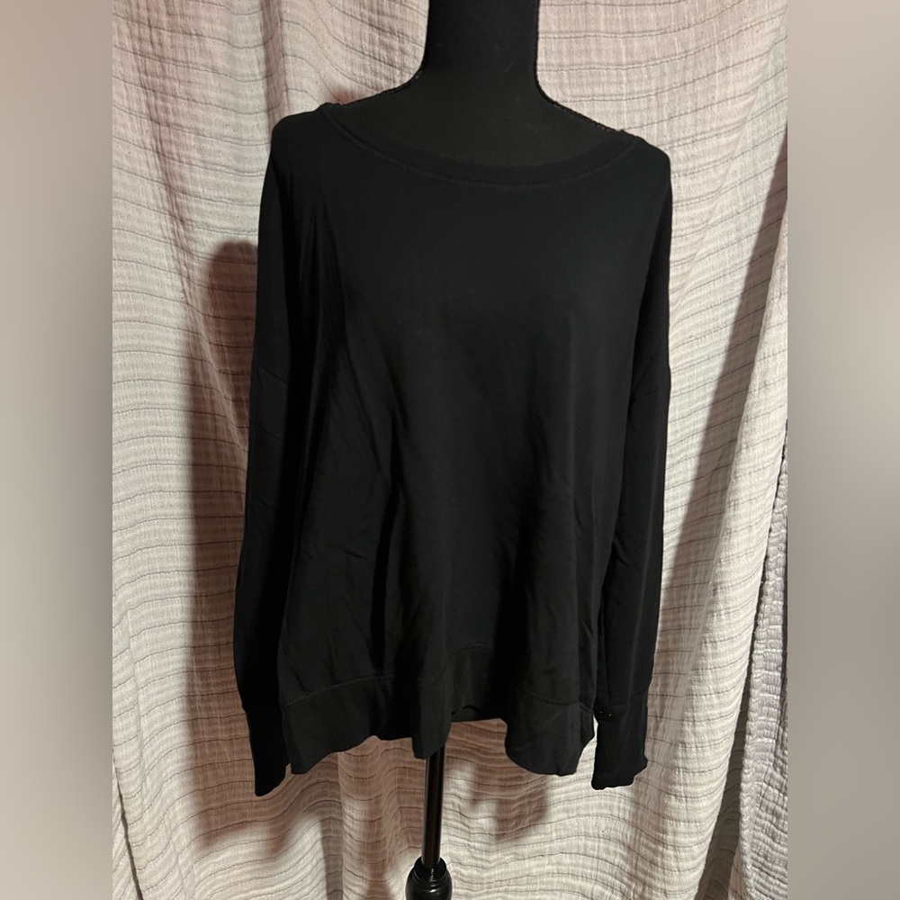 Active Life Black Long Sleeve Top